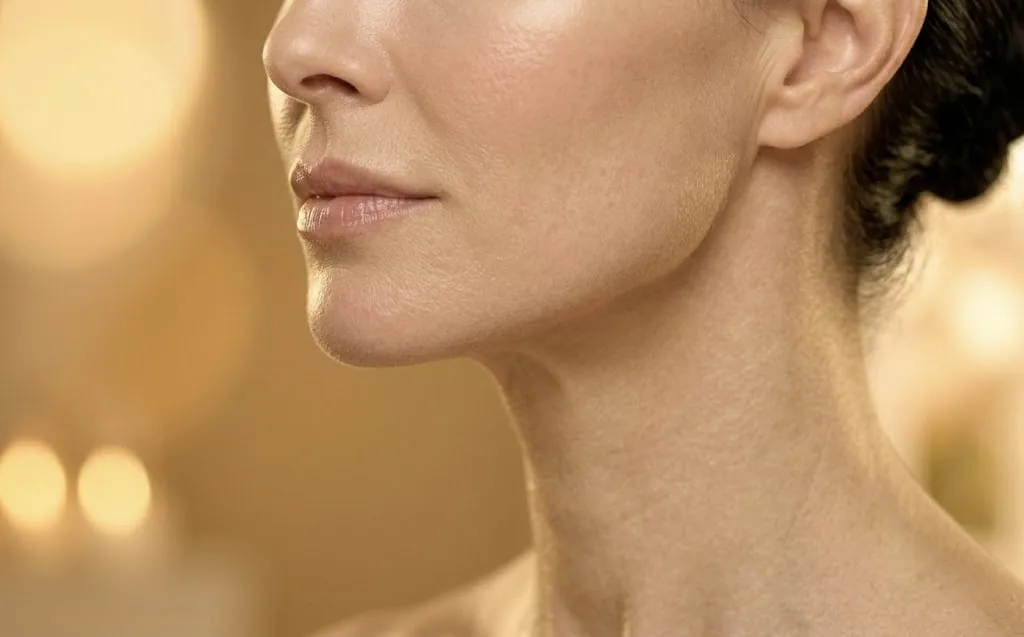 Doppelkinn und Gesicht - Fettreduktion