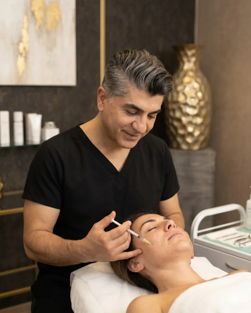 Dr. Güler bei einer Behandlung